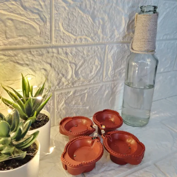 LED Brown Diya with Water Sensor - Image 5