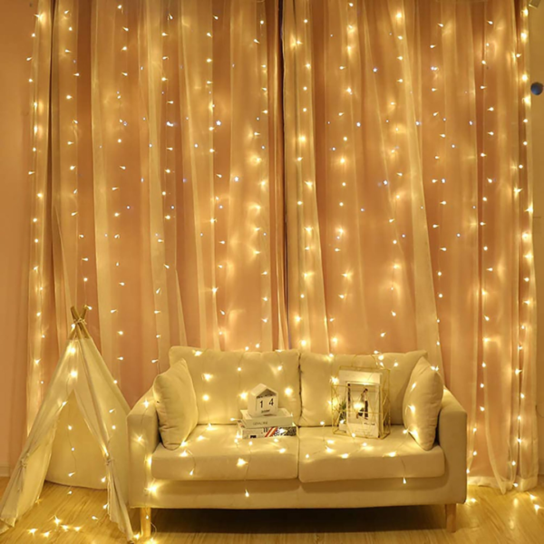 LED Waterfall Curtain Lights - Image 2