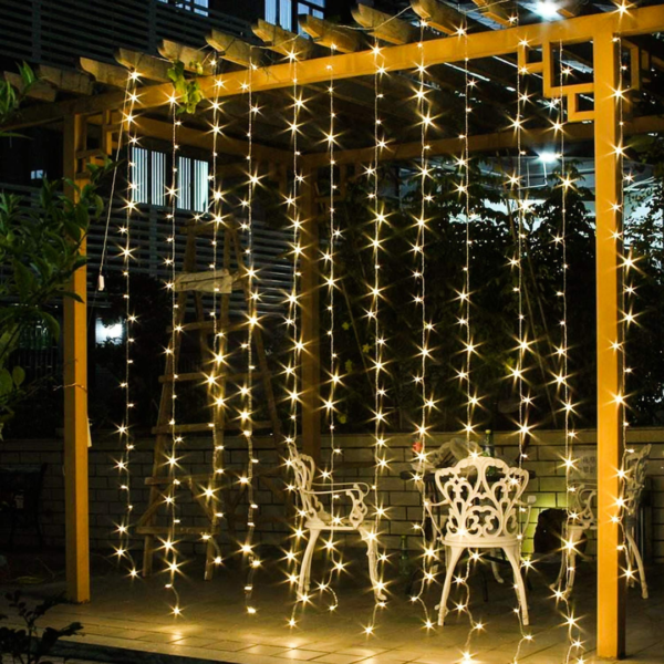 LED Waterfall Curtain Lights - Image 4