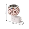 Glass Crafted Electric Diffuser with Colorful Lights - Assorted Designs - Image 3
