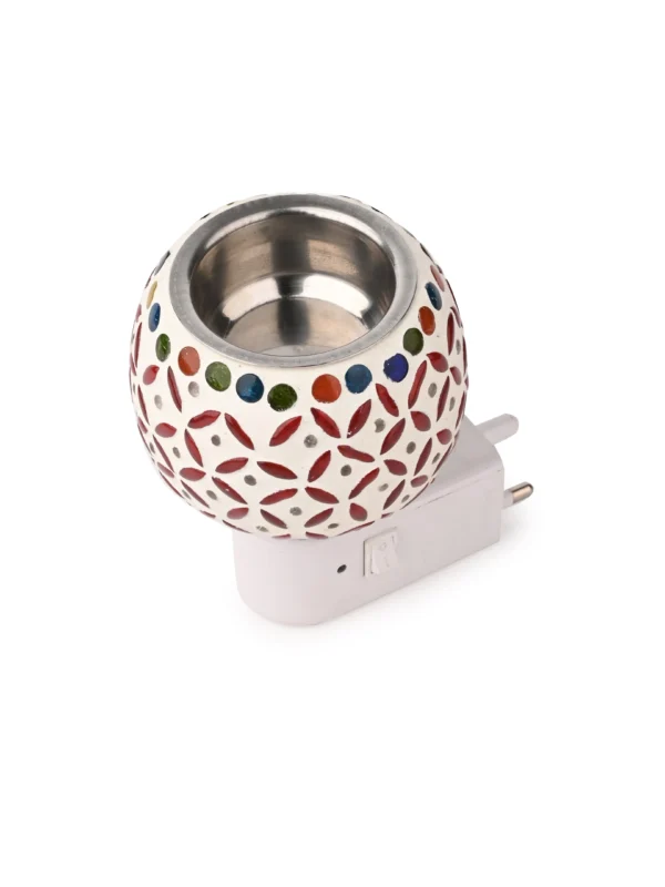 Glass Crafted Electric Diffuser with Colorful Lights - Assorted Designs - Image 5