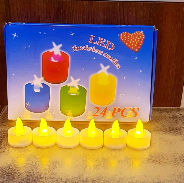 Premium quality led candles Box of 24 pcs