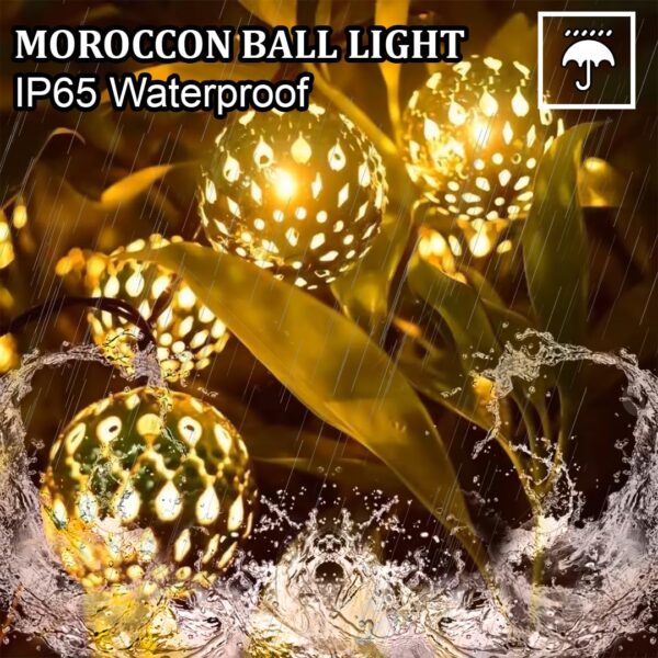 Moroccan Ball 25 LED Warm White - Image 2